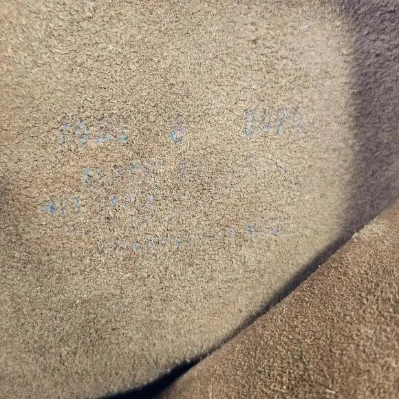 Vintage Knee High Moccasin Boots Women’s Size 6 Soft Brown Suede Leather - Picture 7 of 8